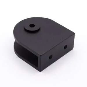 U-Type Cubicle Wall Bracket (pack of 3) - Black