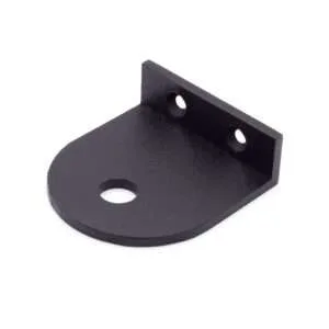 L-Type Cubicle Wall Bracket (pack of 3) - Black