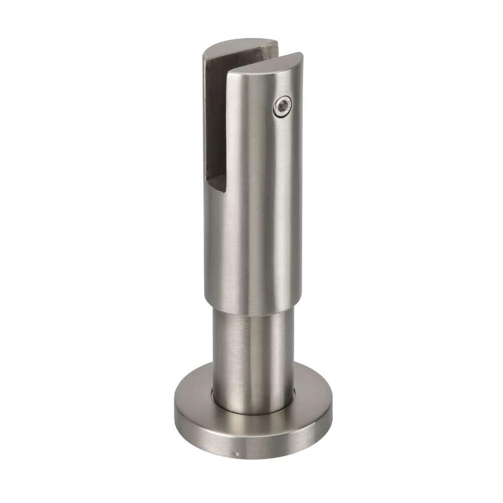 Cubicle Leg - 85 to 115mm Height - 13mm Panels - Stainless Steel