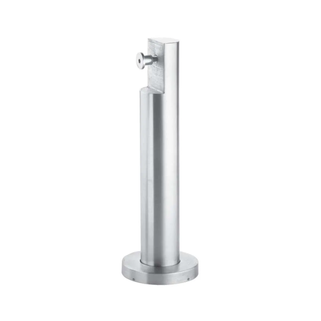 Cubicle Leg 150mm - 13/20mm Panels - Stainless Steel