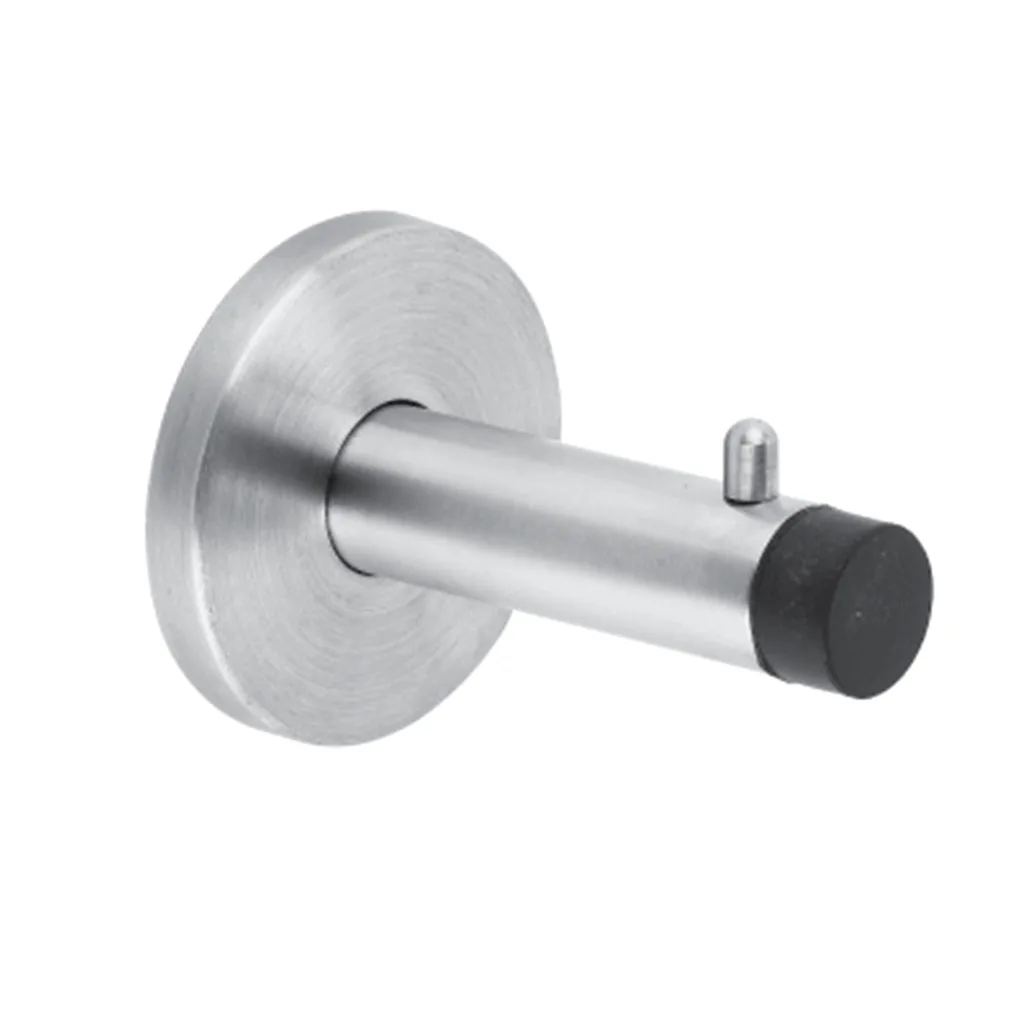 Coat Hook & Buffer 65mm - Stainless Steel