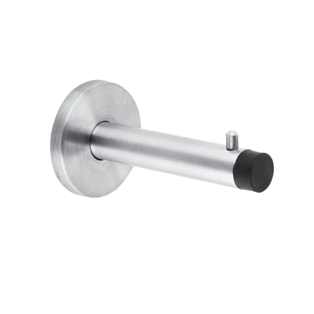 Coat Hook & Buffer 90mm - Stainless Steel