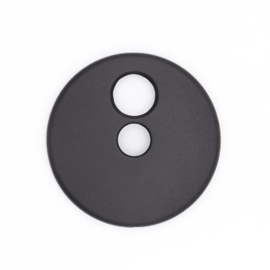 Durham Latch Faceplate - Black
