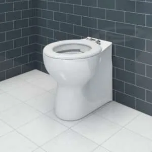 Rimless Comfort Height Back-to-Wall or Close Coupled WC Pan (4/2.6L) DocM