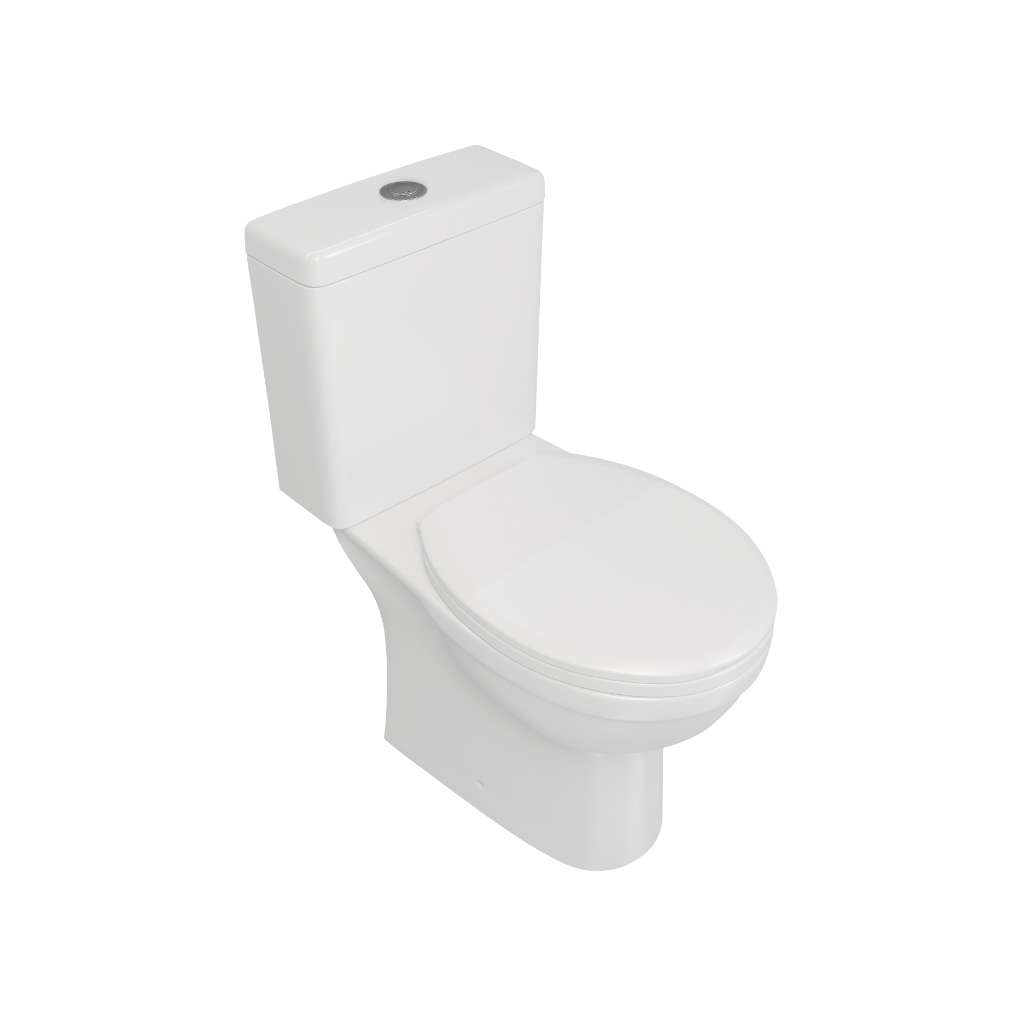 Rimless Close Coupled Toilet Set - Washroom Warehouse