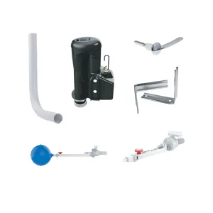 Low Level Lever Cistern Fittings (6/4L) Side Inlet Side Outlet