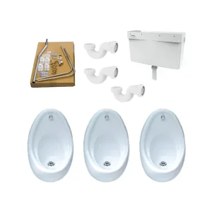 Urinal 60cm Concealed Pipework Pack