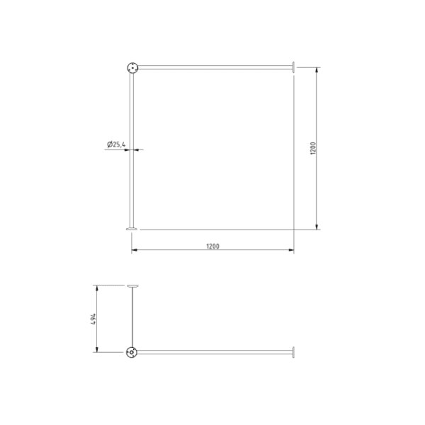 NY SHOWER RAIL NY SHOWER RAIL