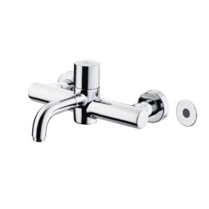 Markwik 21+ HBN 00-10 HTM64 (TB H6) Panel Mounted Thermostatic Basin Mixer Tap - Time Flow Sensor