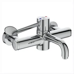 Armitage Shanks Markwik 21 Healthcare Lever Mixer Tap - Wall Mounted - HBN 00-10 & HTM64