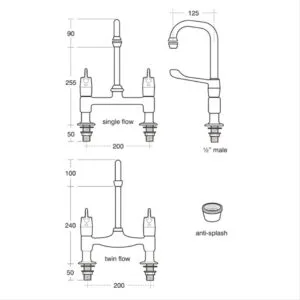 ASH Markwik S8200AA TecDrw GB S8275;Brassware