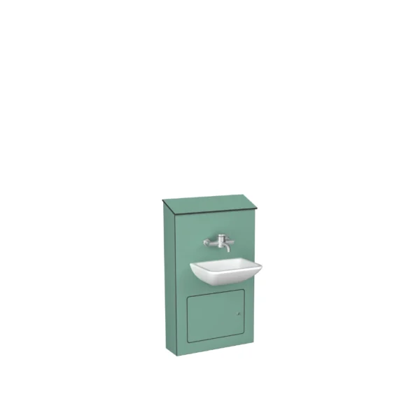 low height flush ips unit green